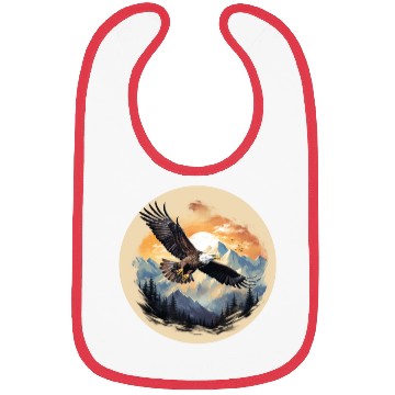 Discover Bald Eagle as America's Symbol Bibs