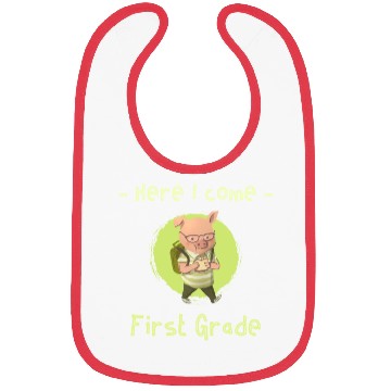 Discover Back to school First Grade Bibs