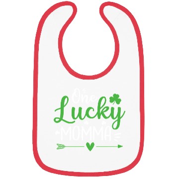Discover One Lucky Momma St Patric Day Bibs