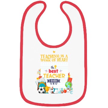 Discover Best teacher ever Bibs