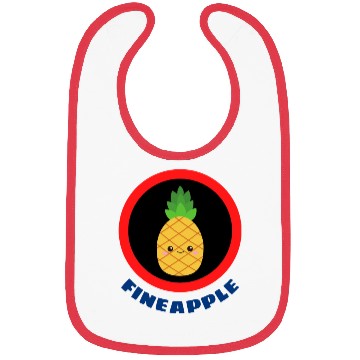 Discover Fineapple Pineapple Pun Bibs