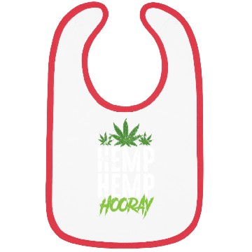 Discover Hemp Hemp Hooray Pot Lover Bibs