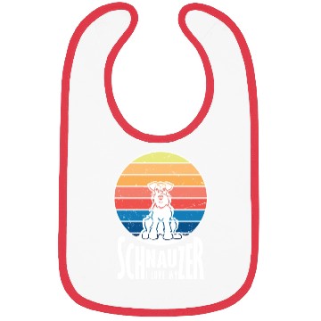 Discover Schnauzer Love Bibs
