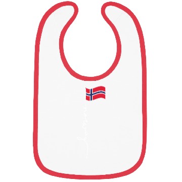 Discover Norway Signature Flag Pole - Patriotic Norwegian Bibs