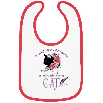 Discover Mysterious Cat Edgar Allan Poe Bibs