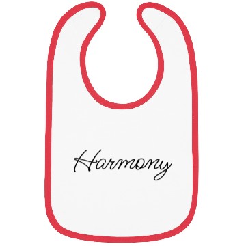 Discover Harmony: Handwrite typography minimalist design Bibs