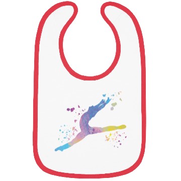 Discover Ballet Dancer Colorsplash Man Ballerino Bibs
