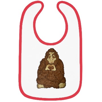 Discover Big Heart Bigfoot Bibs