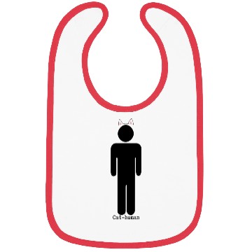 Discover Cat Human Funny Cat Teacher Bibs