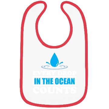 Discover Every Drop In The Ocean Counts Nature Protection Bibs