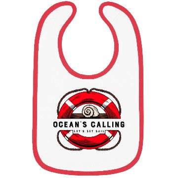 Discover Ocean's Calling Let's Set Sail Bibs