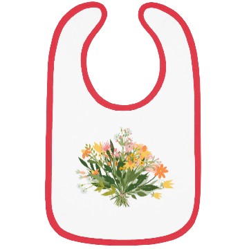 Discover Gather Your Courage Like Wild Flowers Bibs