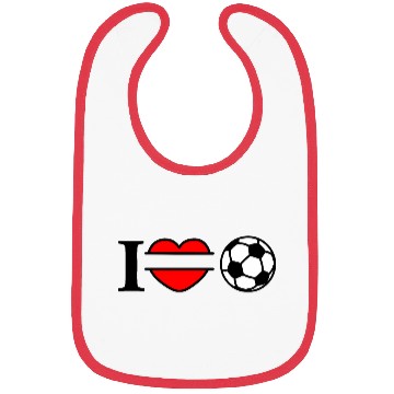 Discover Monogram logo soccer heart Bibs