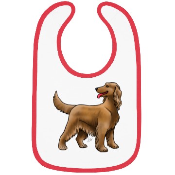 Discover Dog Irish Setter Red Bibs