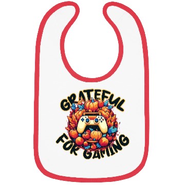 Discover Gaming Thanksgiving Video Game Lover Gamer Design Bibs