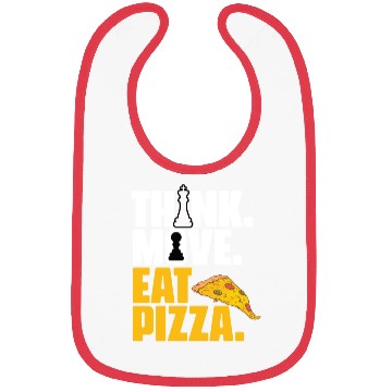 Discover Funny Board Game Grandmaster For A Pizza Lover Bibs