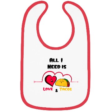 Discover Love Tacos Bibs