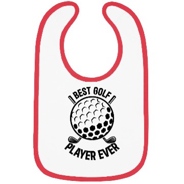 Discover Golfing Golfer Golf Player - Best Golf Player Ever Bibs