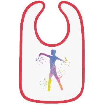 Discover Ballet Dancer Colorsplash Man Ballerino Bibs