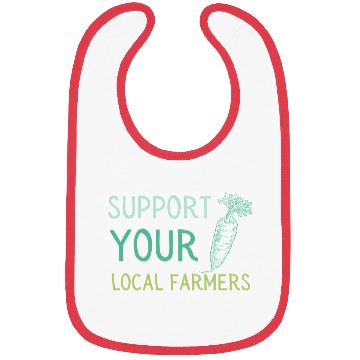 Discover Support Local Farmers Carrot Bibs
