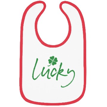 Discover Lucky St Patrick'S Day Irish Shamrock 4 Leaf Bibs