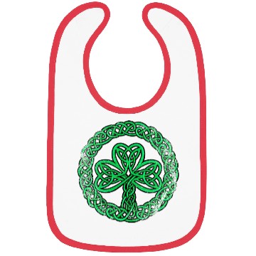 Discover Irish Celtic Knot Shamrock Clover Bibs