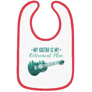 Discover My Guitar Retirement Plan Music Lover Guitarist Bibs