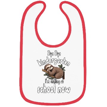 Discover School kid, first grade, chill at school Bibs