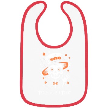 Discover Spooky Skeleton Teacher Bibs