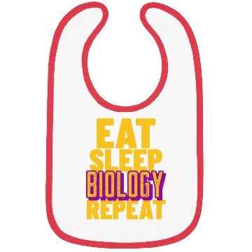 Discover Eat sleep biology repeat-Unique biology designs Bibs