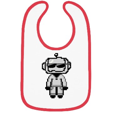 Discover pixel robot Bibs