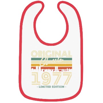 Discover 1977 Vintage Birthday Gift Bibs