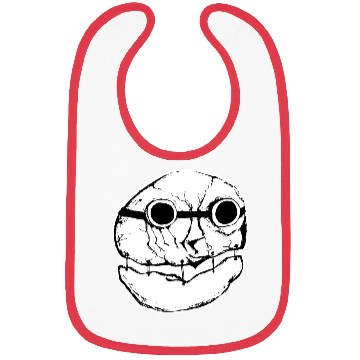 Discover Lone Scavenger Cutout Black Drawing Bibs