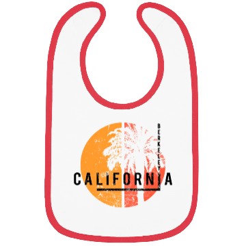 Discover Berkeley California Cool Native Palm Tree Bibs