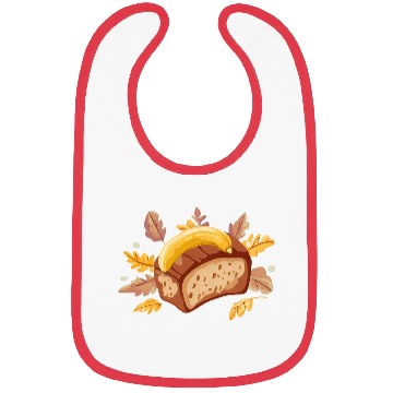 Discover Autumn banana bread treat Bibs
