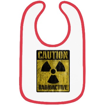 Discover Grunge Caution Radioactive Post Apocalypse Zombie Bibs