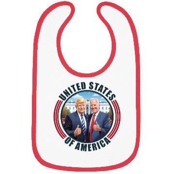 Discover President USA Donald Trump Joe Biden Bibs