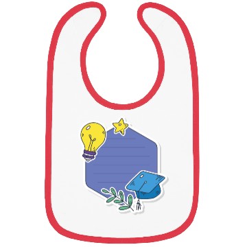 Discover Back to School Sticker Bibs