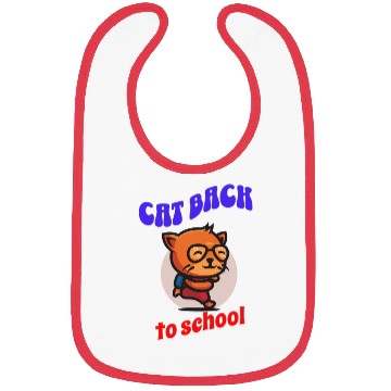 Discover Cat back to school Bibs
