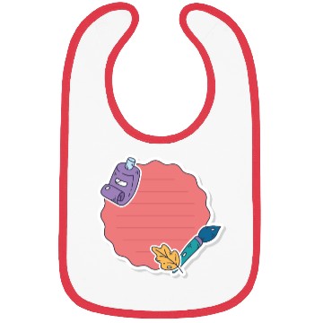 Discover Back to School Sticker Bibs