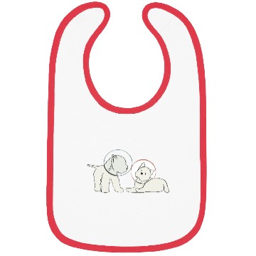 Discover Space corgis classic Bibs