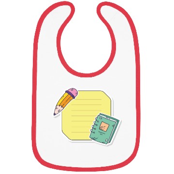Discover Back to School Sticker Set Bibs