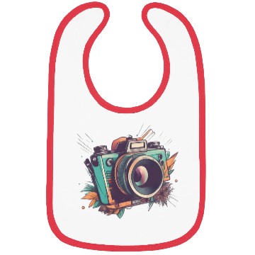 Discover Tropical colors camera Bibs
