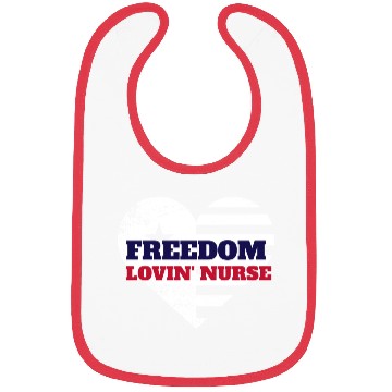 Discover Freedom Lovin' Nurse Bibs