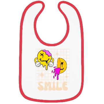 Discover Yellow Smiles Bibs