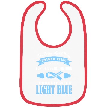 Discover I Proudly Wear Light Blue Prostate Cancer Bibs
