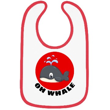 Discover Oh Whale Whale Pun Bibs