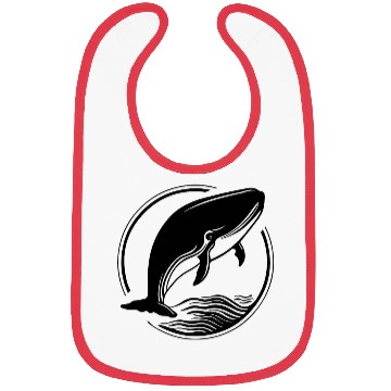 Discover Whale Ocean Marine Bibs
