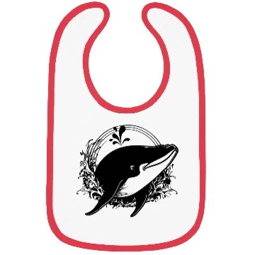 Discover Whale Ocean Marine Bibs