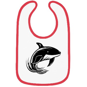 Discover Whale Ocean Marine Bibs